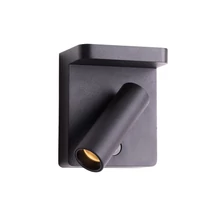 Aplica de perete Maxlight LOFER metal, negru, LED, 7W, 364lm, 3000K - W0374