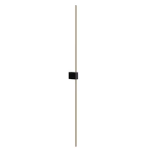 Aplica de perete Maytoni Pars metal, negru, auriu, LED, 3000K, 12W, 1050lm - C071WL-L12GB3K