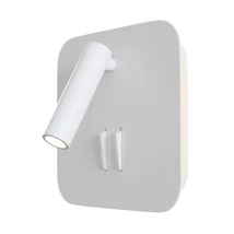 Aplica de perete Maytoni Ios 176 metal, alb, LED, 3000K, 9W, 550lm - C175-WL-01-6W-W