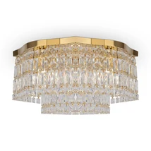 Plafoniera Maytoni Dune metal, auriu, E14 - DIA005CL-06G