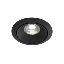 Spot incastrabil Maytoni Yin metal, negru, LED, 3000K, 12W, 760lm - DL031-L12W3K-D-B