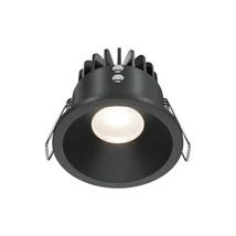 Spot incastrabil Maytoni ZOOM metal, negru, LED, 3000K, 6W, 370lm - DL034-01-06W3K-D-B