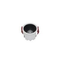 Spot incastrabil Maytoni Alfa LED metal, plastic, alb, negru, LED, 3000K, 10W, 450lm - DL043-01-10W3K-D-RD-WB
