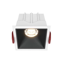 Spot incastrabil Maytoni Alfa LED metal, plastic, alb, negru, LED, 4000K, 10W, 500lm - DL043-01-10W4K-D-SQ-WB