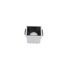 Spot incastrabil Maytoni Alfa LED metal, plastic, alb, negru, LED, 3000K, 15W, 1050lm - DL043-01-15W3K-SQ-WB