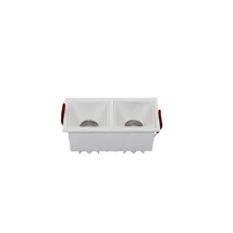 Spot incastrabil Maytoni Alfa LED metal, plastic, alb, LED, 4000K, 20W, 1100lm - DL043-02-10W4K-D-SQ-W