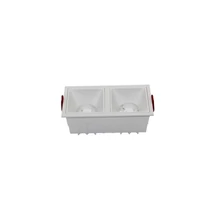 Spot incastrabil Maytoni Alfa LED metal, plastic, alb, LED, 4000K, 30W, 2500lm - DL043-02-15W4K-SQ-W