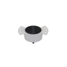 Spot incastrabil Maytoni Share metal, alb, negru, GU10 - DL051-01-GU10-RD-WB