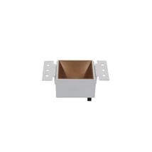 Spot incastrabil Maytoni Share metal, alb, auriu, GU10 - DL051-01-GU10-SQ-WMG