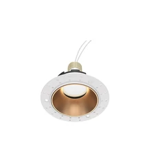 Spot incastrabil Maytoni SHARE metal, alb, auriu, GU10 - DL051-U-2WMG