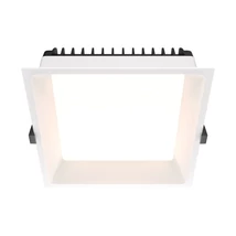 Spot incastrabil Maytoni Okno metal, alb, LED, 3000K, 24W, 1800lm - DL054-24W3K-W