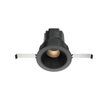 Spot incastrabil Maytoni WISE metal, plastic, negru, LED, 3000K, 7W, 390lm - DL057-7W3K-B