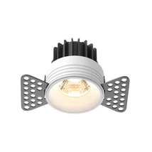 Spot incastrabil Maytoni ROUND metal, alb, LED, 3000K, 7W, 460lm - DL058-7W3K-TRS-W