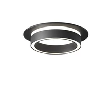 Spot incastrabil Maytoni ORLO metal, acril, negru, alb, GX53 - DL087-GX53-RD-B