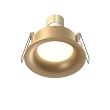 Spot incastrabil Maytoni SLIM metal, auriu, GU10, IP65 - DL088-GU10-RD-MG