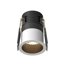 Spot incastrabil Maytoni MINOR metal, alb, negru, LED, 3000K, 5W, 230lm - DL089-5W3K-BW