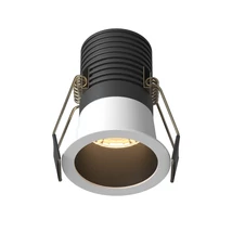 Spot incastrabil Maytoni MINOR metal, alb, negru, LED, 3000K, 9W, 700lm - DL089-9W3K-BW