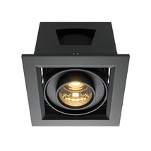 Spot incastrabil Maytoni METAL metal, negru, LED, 3000K, 10W, 650lm - DL093-01-10W3K-B