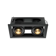 Spot incastrabil Maytoni METAL metal, negru, LED, 3000K, 20W, 1300lm - DL093-02-10W3K-B