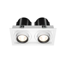Spot incastrabil Maytoni HIDDEN metal, plastic, alb, LED, 3000K, 20W, 1450lm - DL095-02-10W3K-W