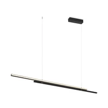 Pendul Maytoni HALO metal, negru, LED, 3000K-4000K, 48W, 2200lm - MOD005PL-L48BK