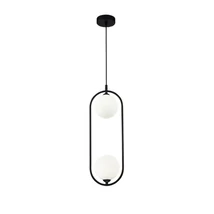 Pendul Maytoni RING sticla alb 2x G9 - MOD013PL-02B