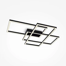 Plafoniera Maytoni LINE metal-acril negru 1x LED - MOD015CL-L80B