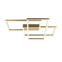 Plafoniera Maytoni RIDA metal, plastic, auriu, alb, LED, 2600K-3500K, 78W, 4300lm - MOD015CL-L80GK