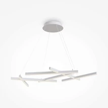 Pendul Maytoni LINE aluminiu alb 1x LED - MOD016PL-L75W