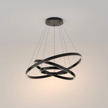 Pendul Maytoni Rim metal, negru, LED, 3000K, 115W, 6100lm - MOD058PL-L100B3K