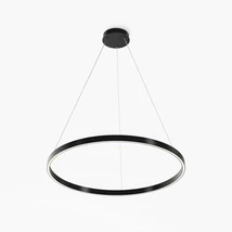 Pendul Maytoni RIM metal, plastic, negru, alb, LED, 51W, CCT - MOD058PL-L42BK