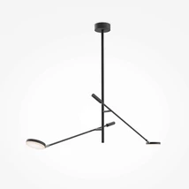 Plafoniera Maytoni FAD metal, acril, negru, alb, LED, 15W, 3000K, 800 Lm - MOD070CL-L15B3K1