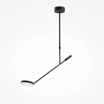 Plafoniera Maytoni FAD metal, acril, negru, alb, LED, 8W, 3000K, 500 Lm - MOD070CL-L8B3K