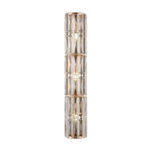 Aplica de perete Maytoni Facet metal, sticla, auriu, E14 - MOD094WL-03G