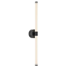 Aplica de perete Maytoni Axis metal, plastic, negru, alb, LED, 3000K, 16W, 1400lm - MOD106WL-L16B3K