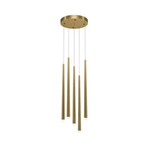Pendul Maytoni CASCADE metal, acril, alama, alb, LED, 2600K-3500K, 31W, 2250lm - MOD132PL-L30BSK