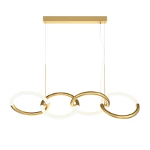 Pendul Maytoni Node metal, auriu, LED, 3000K, 40W, 2600lm - MOD165PL-L40G3K