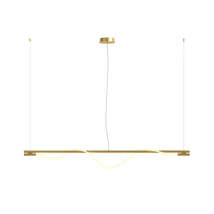 Pendul Maytoni Tau metal, auriu, LED, 3000K, 21W, 910lm - MOD166PL-L20G3K