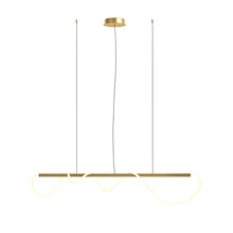 Pendul Maytoni Tau metal, auriu, LED, 3000K, 30W, 1250lm - MOD166PL-L30G3K