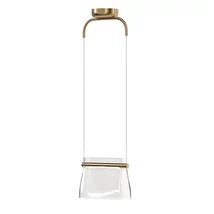 Pendul Maytoni CABARET metal, sticla, alama, transparent, LED, 3000K, 8W, 850lm - MOD170PL-L8BS3K