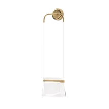 Aplica de perete Maytoni CABARET metal, sticla, alama, transparent, LED, 3000K, 8W, 850lm - MOD170WL-L8BS3K1