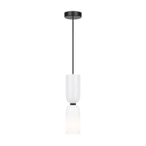 Pendul Maytoni MEMORY metal, sticla, negru, alb, E14 - MOD177PL-01W