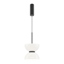 Pendul Maytoni KYOTO metal, sticla, negru, alb, LED, 3000K, 11W, 1300lm - MOD178PL-L11B3K