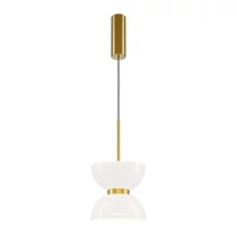 Pendul Maytoni KYOTO metal, sticla, auriu, alb, LED, 3000K, 11W, 1300lm - MOD178PL-L11G3K