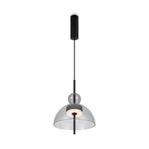 Pendul Maytoni BANGKOK metal, sticla, negru, transparent, LED, 3000K, 12W, 1200lm - MOD185PL-L11B3K1