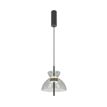 Pendul Maytoni BANGKOK metal, sticla, negru, fumuriu, LED, 3000K, 12W, 1200lm - MOD185PL-L11B3K2
