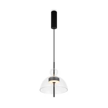 Pendul Maytoni BANGKOK metal, sticla, negru, transparent, LED, 3000K, 12W, 1200lm - MOD185PL-L6B3K1