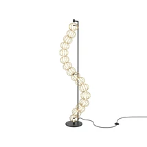 Lampadar Maytoni GOLDEN CAGE metal, acril, negru, auriu, alb, LED, 3000K, 48W, 3000lm - MOD216FL-L38G3K
