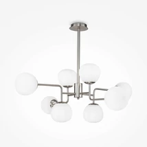 Pendul Maytoni ERICH sticla alb 8x E14 - MOD221-PL-08-N