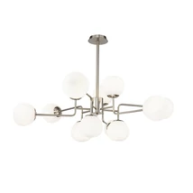Candelabru Maytoni ERICH sticla alb 12x E14 - MOD221-PL-12-N